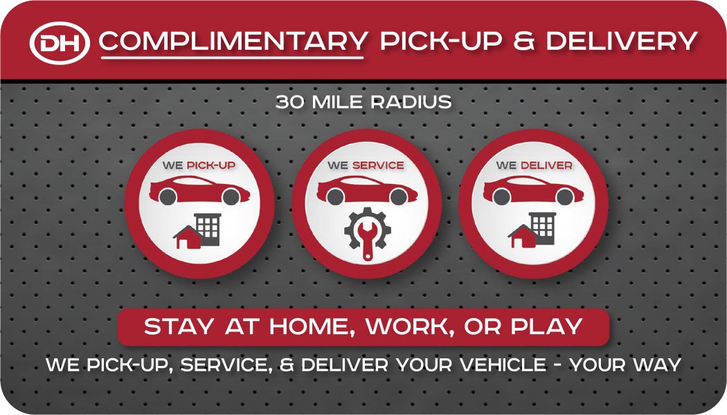Free Vehicle Pickup and Delivery - 30 Mile Radius